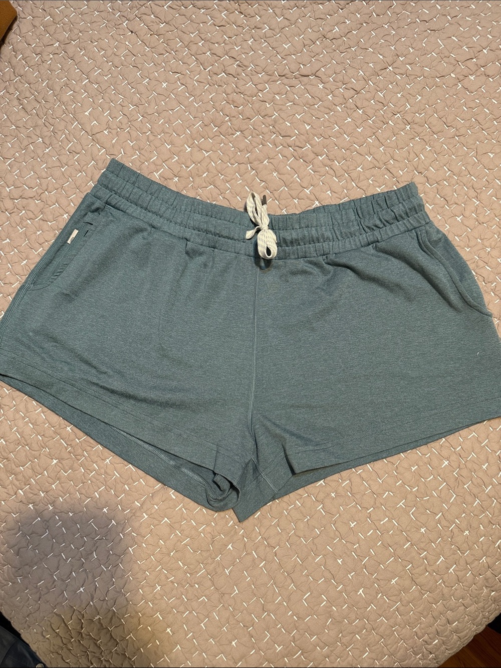 Vuori Women's Drawstring Athletic Shorts - Slate Teal